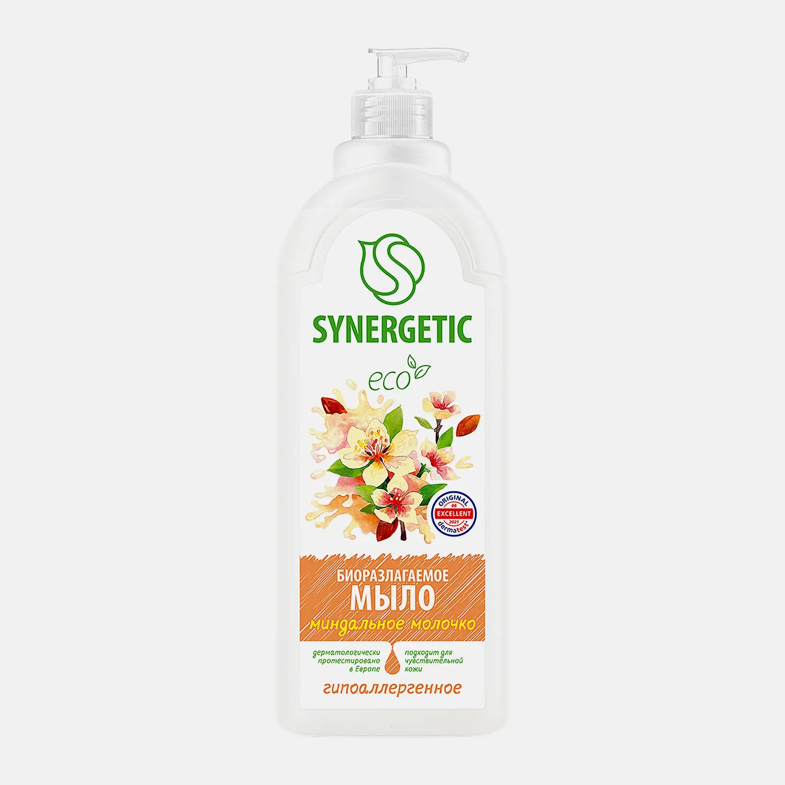 Жидкое мыло Миндальное молочко Synergetic 1л Жидкое мыло Миндальное молочко Synergetic 1л