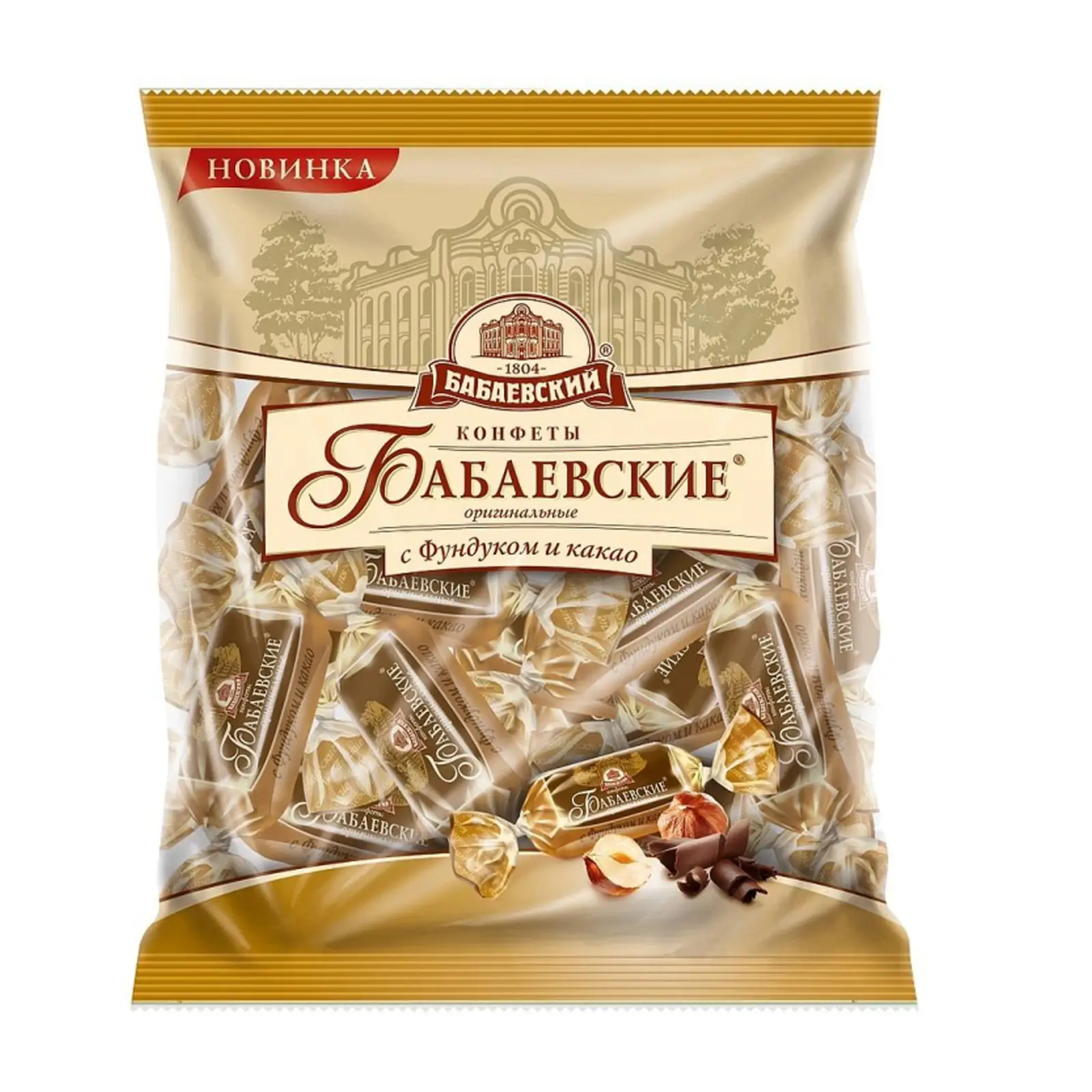 Изображение товара Конфеты Бабаевский с фундуком и какао 200г