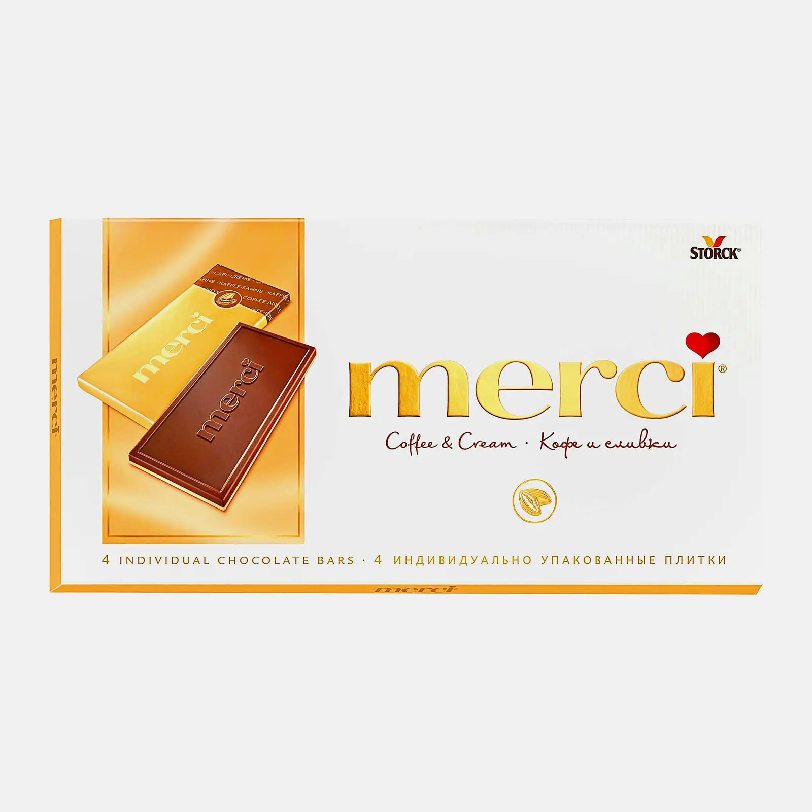 Изображение товара Шоколад Молочный Кофе и Сливки Merci 100г