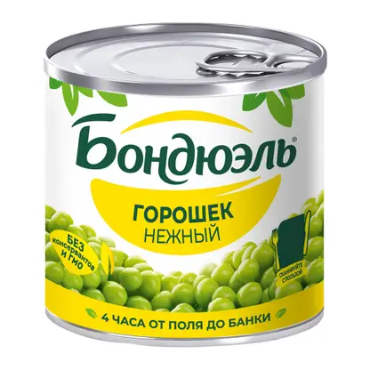 Изображение товара Горошек Бондюэль зеленый 200г