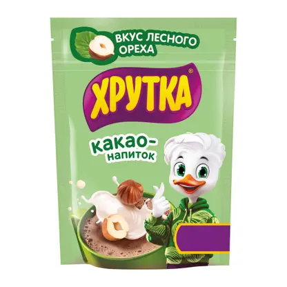 Изображение товара Какао напиток со вкусом ореха Хрутка 160г
