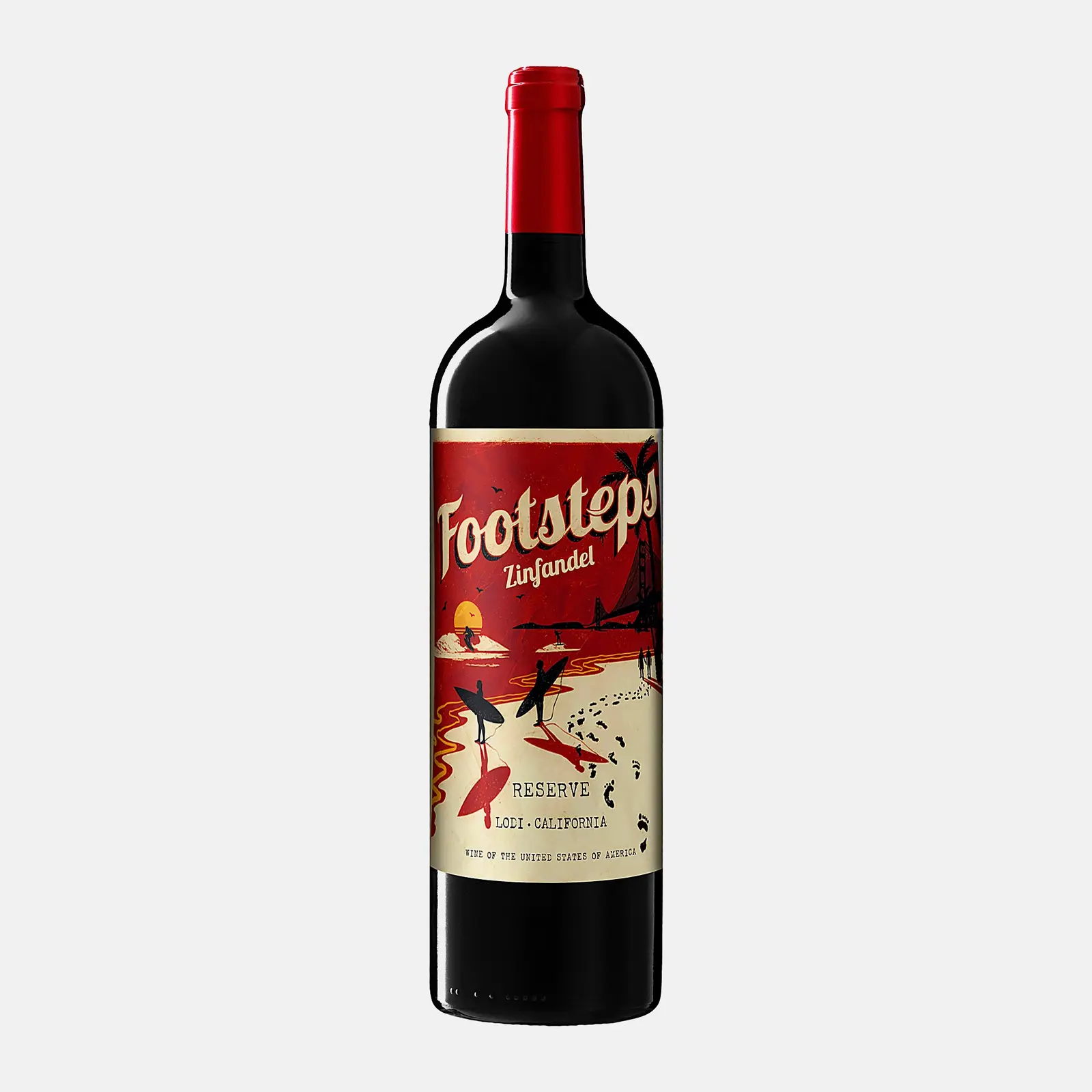 Вино Footsteps Zinfandel Reserve красное полусухое 13.5% 750мл