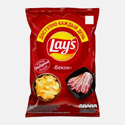 Чипсы Lays Бекон 70г