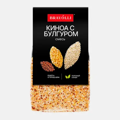 Смесь Киноа с булгуром Bravolli 350г