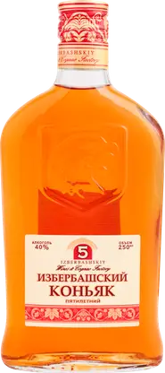 Коньяк Избербаш Российский 5 лет 40% 250мл
