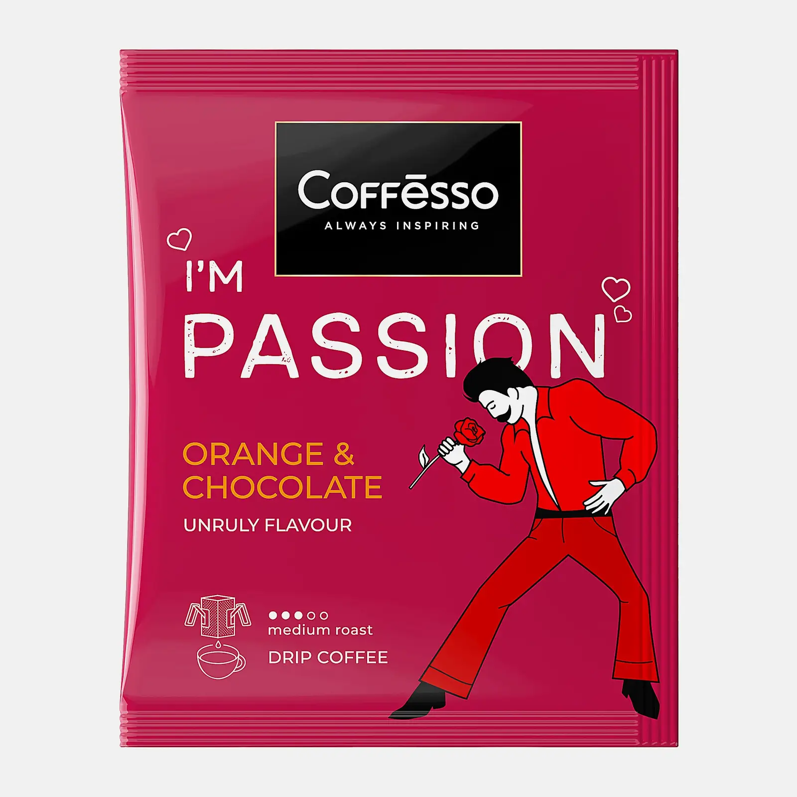 Изображение товара Кофе молотый Orange & Chocolate дрип-пакет Coffesso 10г