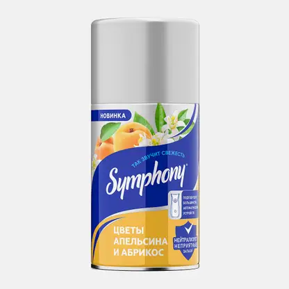 Освежитель воздуха Цветы апельсина и абрикос Symphony 250мл