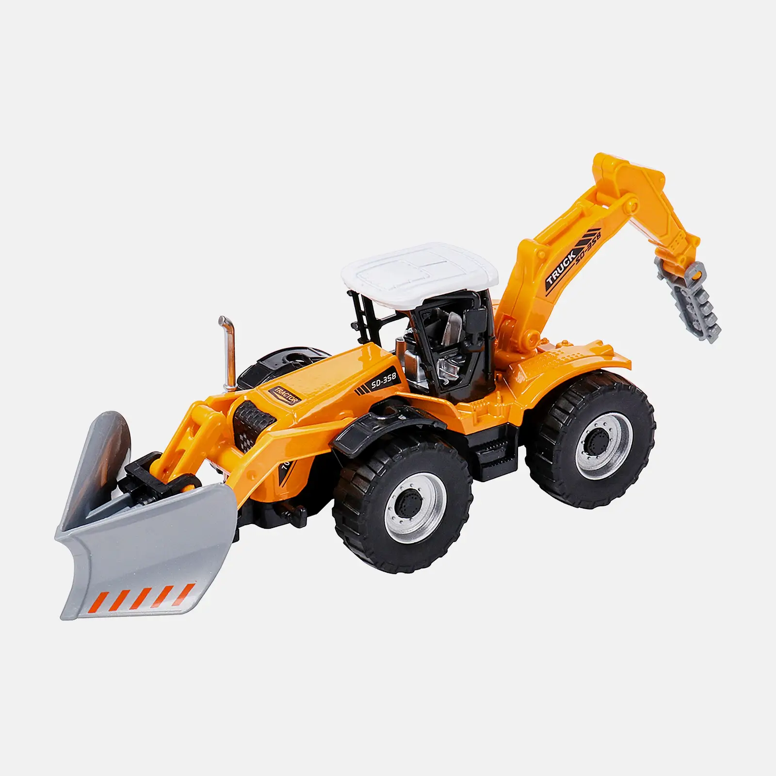 Игрушка YB326350 Машинка строительная техника металлическая в ассортименте - фото 6