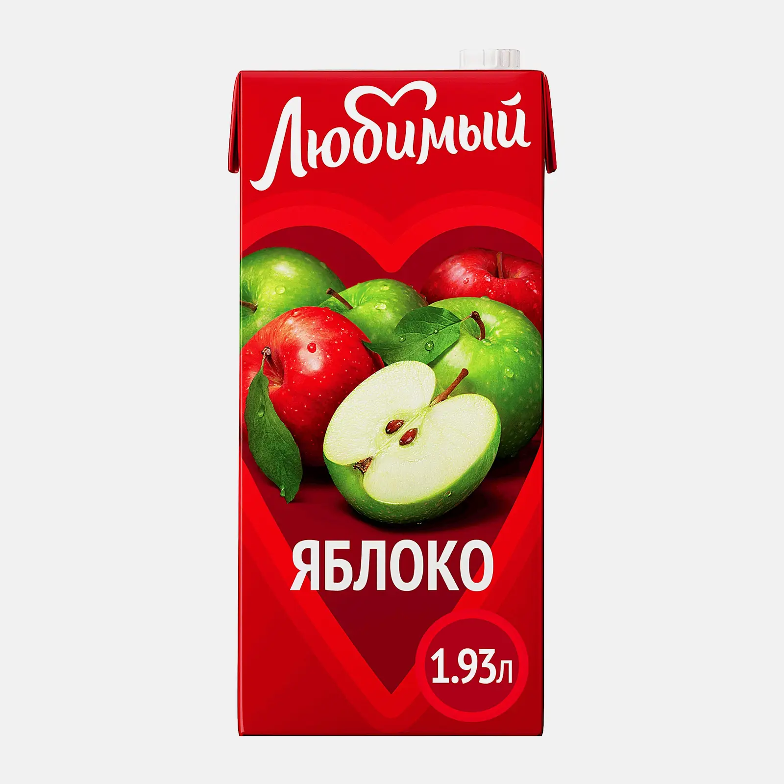 Напиток сокосодержащий Яблоко Любимый 1.93л
