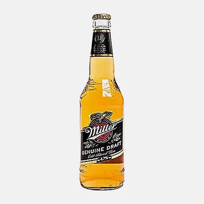 Пивной напиток Miller Genuine Draft пастеризованный 4.7% 440мл