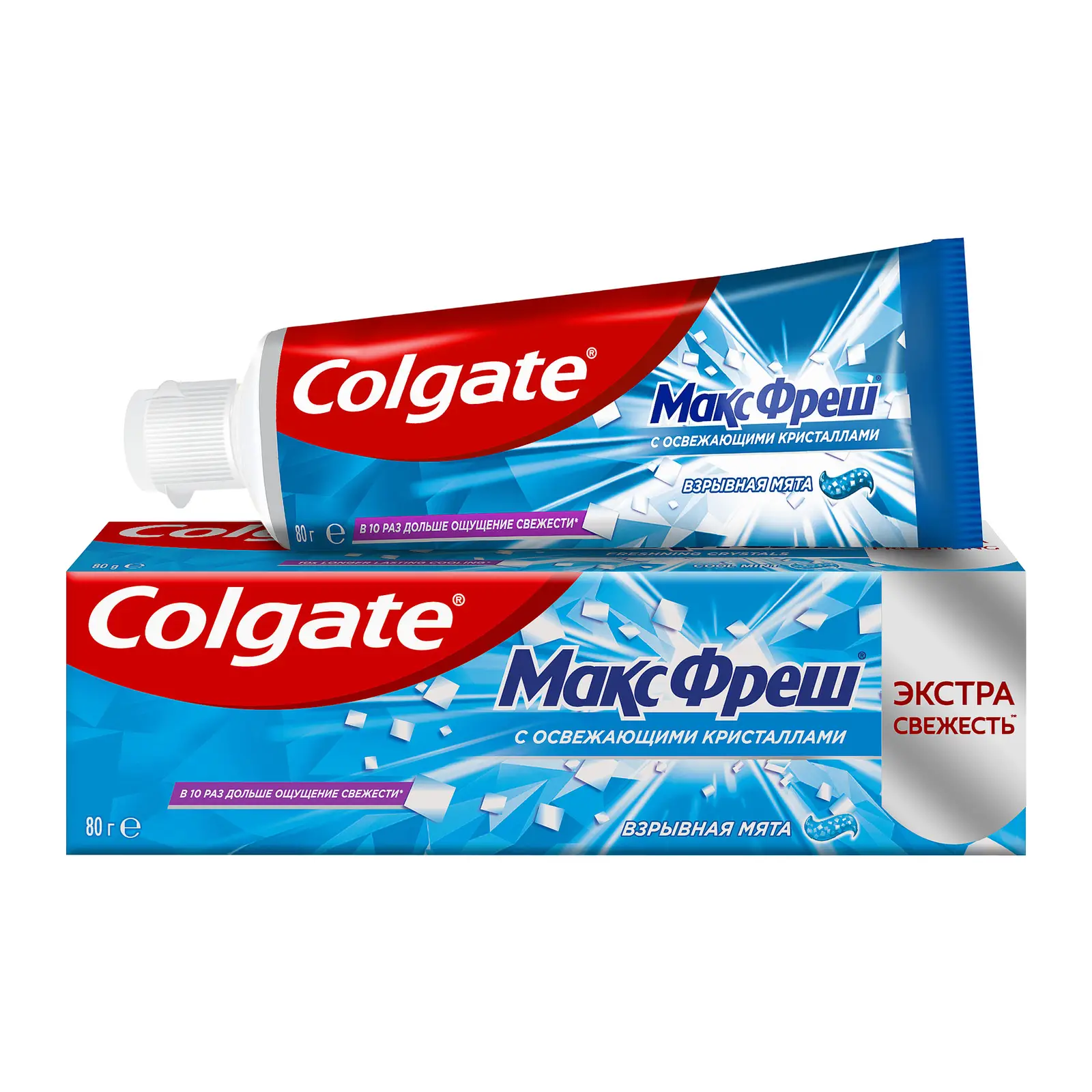 Зубная паста Colgate Макс Фреш Экстра свежесть Взрывная мята 80г