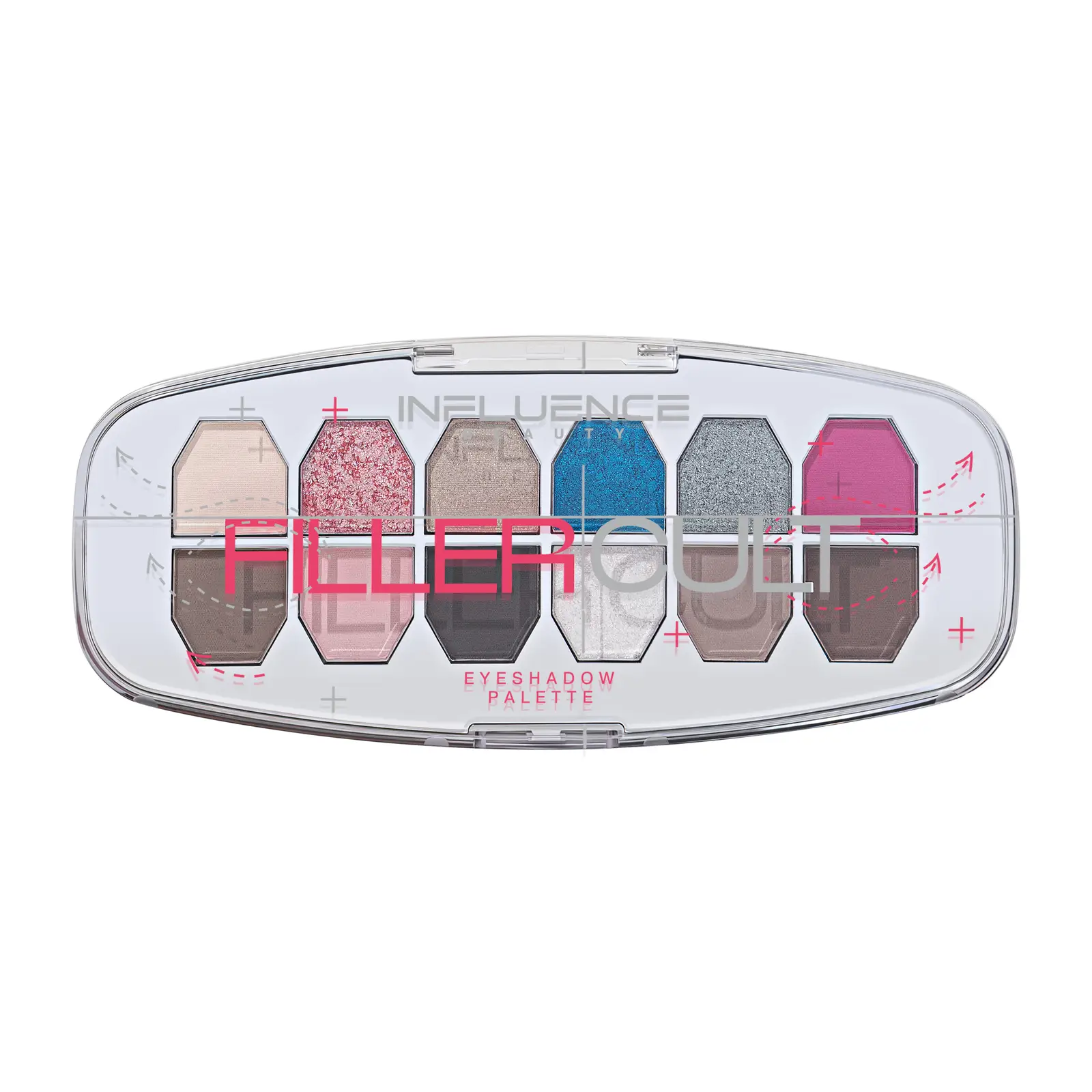 Палетка теней Influence Beauty Filler Cult 01