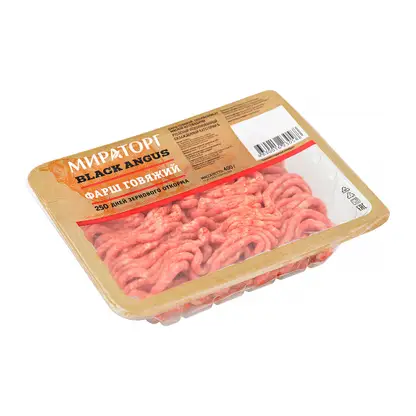 Изображение товара Фарш Мираторг говяжий Black Angus 400г