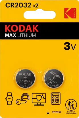 Изображение товара Батарейки Kodak Max Lithium CR2032 2шт
