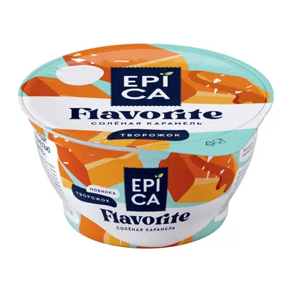 Изображение товара Десерт Epica Flavorite творожный соленая карамель 7.6% 130г