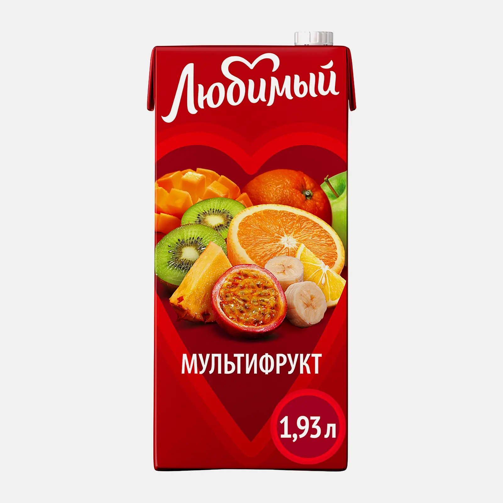 Изображение товара Напиток Любимый Тропический микс 1.93л - сокосодержащий, натуральный аромат