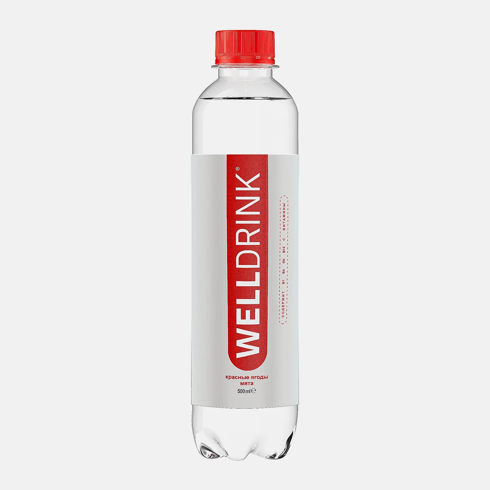 Изображение товара Напиток Welldrinк Красные ягоды-мята 500мл