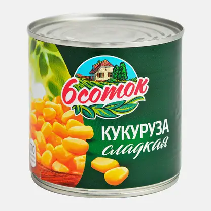 Кукуруза 6 соток сладкая 340г