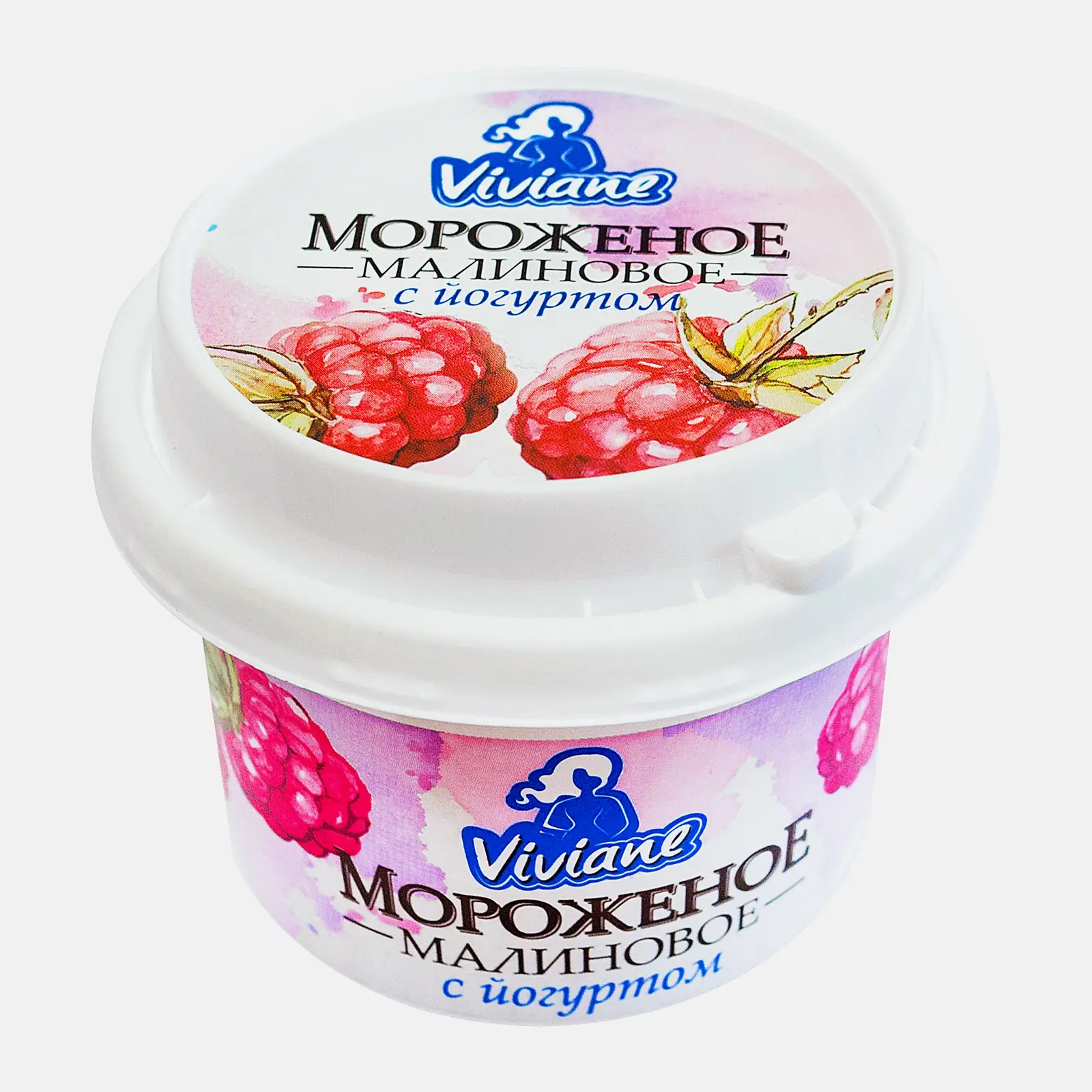 Изображение товара Мороженое Козельское Молоко Стакан Малиновый йогурт 150г