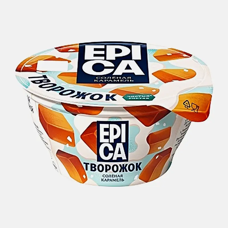 Творожок солёная карамель Epica 7.6% 130г