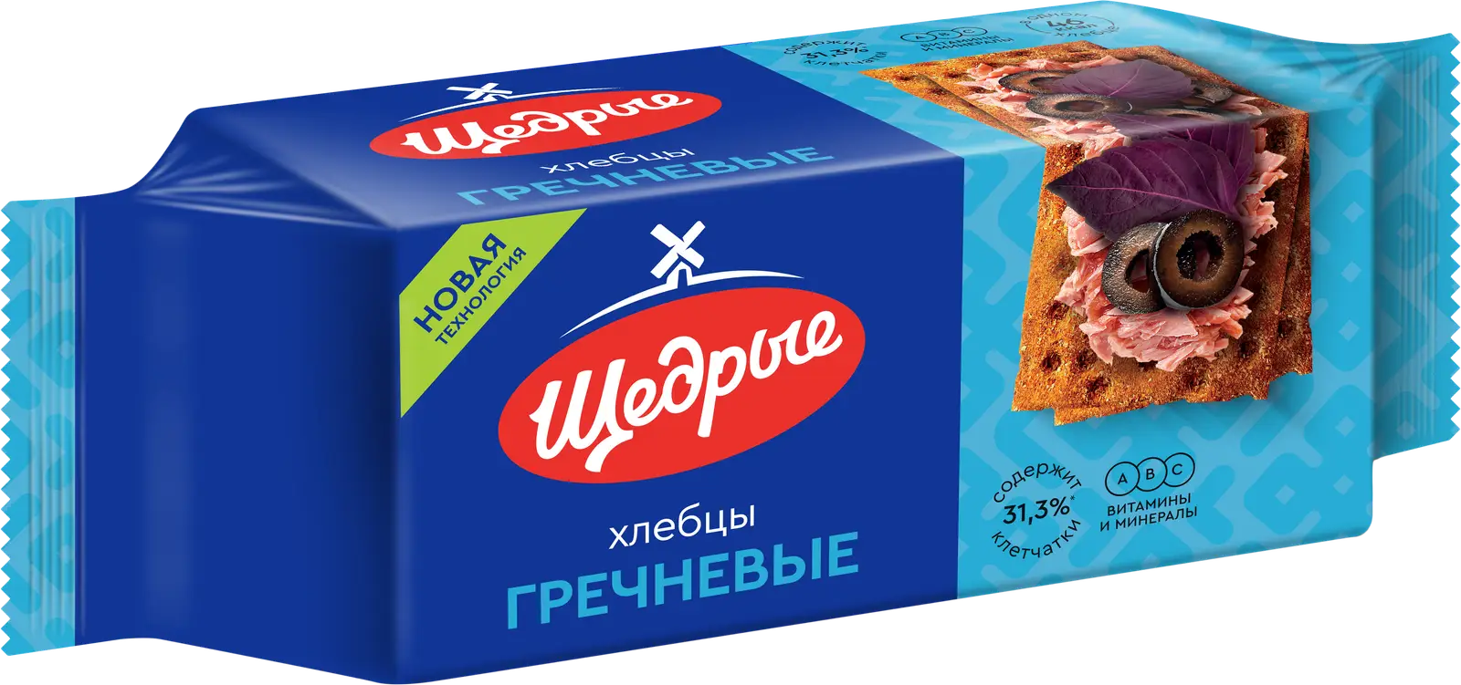Изображение товара Хлебцы Щедрые гречневые 100г
