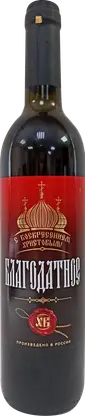 Вино Благодатное красное сладкое 12% 700мл