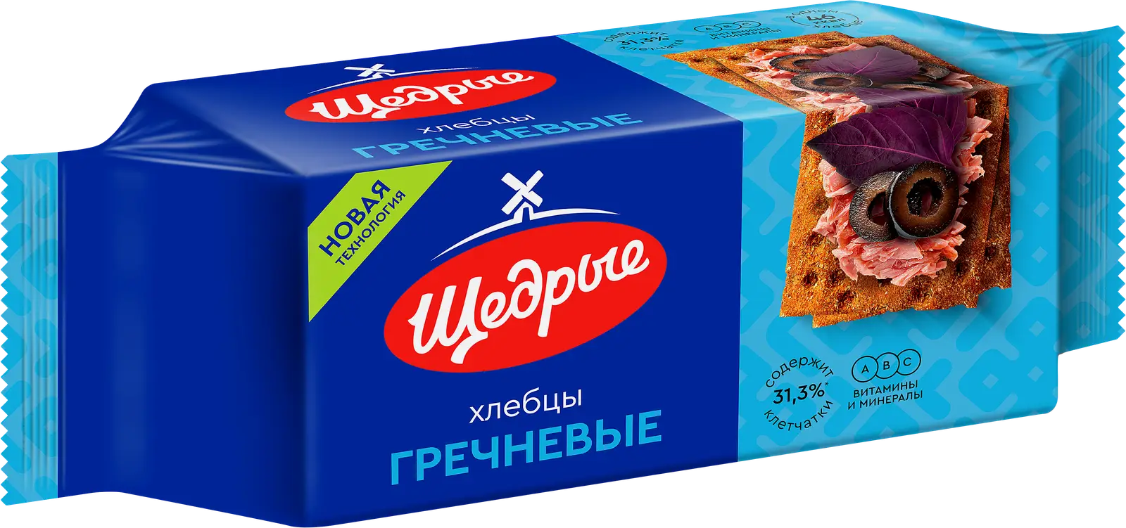 Изображение товара Щедрые гречневые хлебцы 100 г полезный натуральный продукт