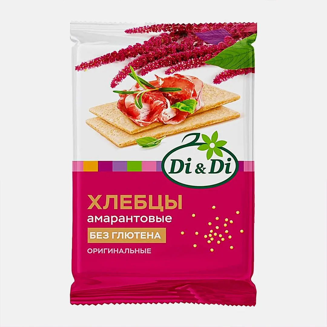 Хлебцы амарантовые без глютена Di&Di 100г