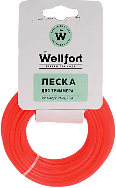 Леска триммерная 2мм 15м