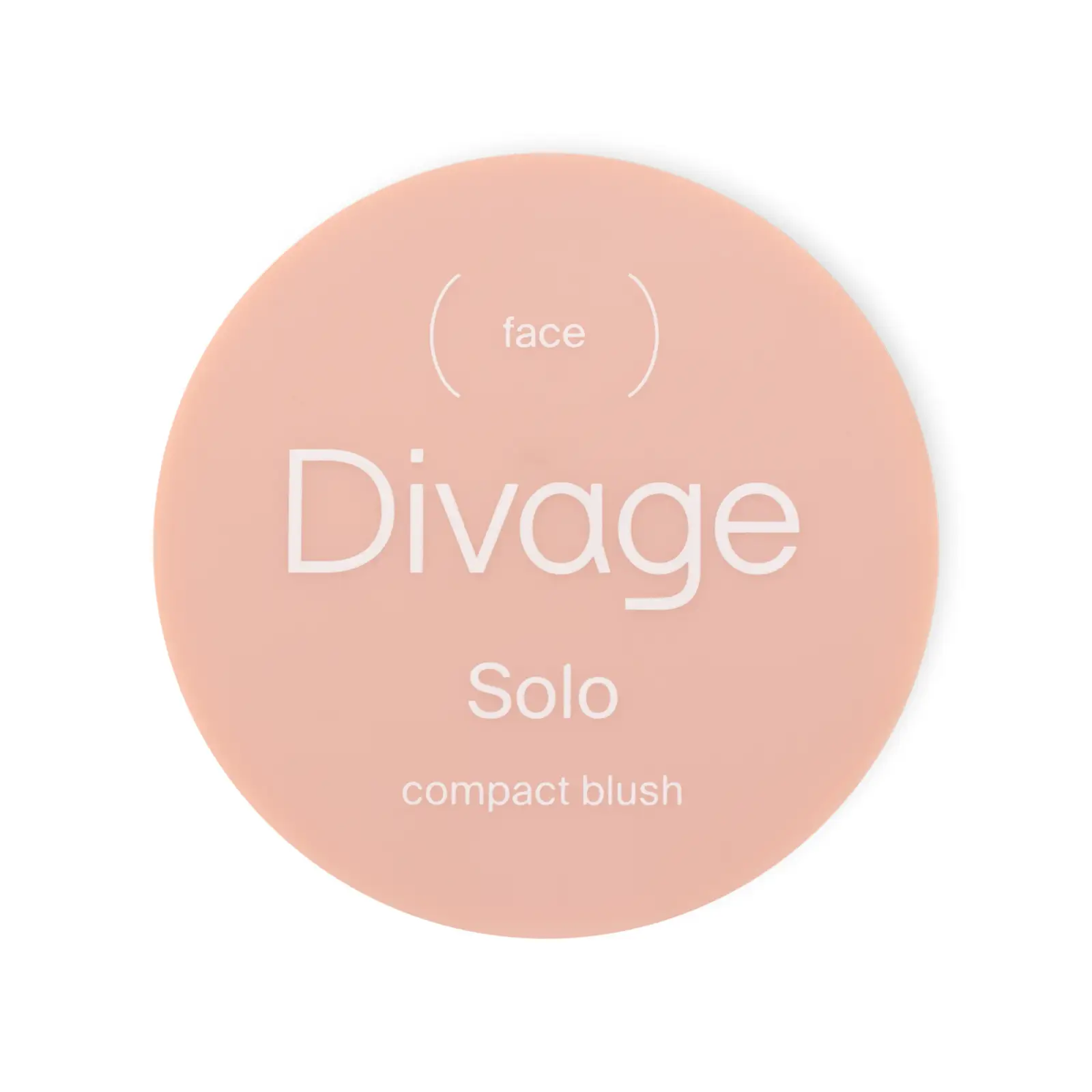 Румяна для лица Divage Solo компактные тон 01