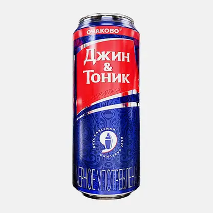 Пивной напиток Джи тоник нефильтрованный пастеризованный 7% 450мл