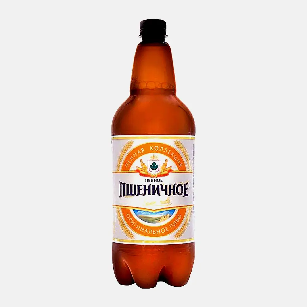 Пиво Пенная коллекция Пенное Пшеничное светлое 5% 1.35л