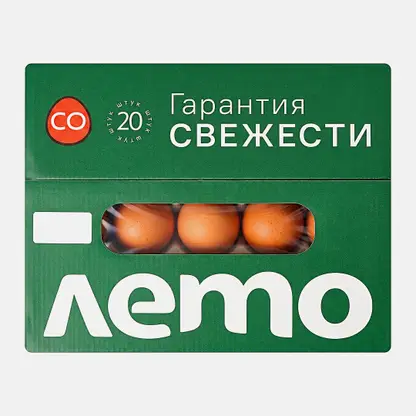 Яйцо куриное Лето С0 20шт
