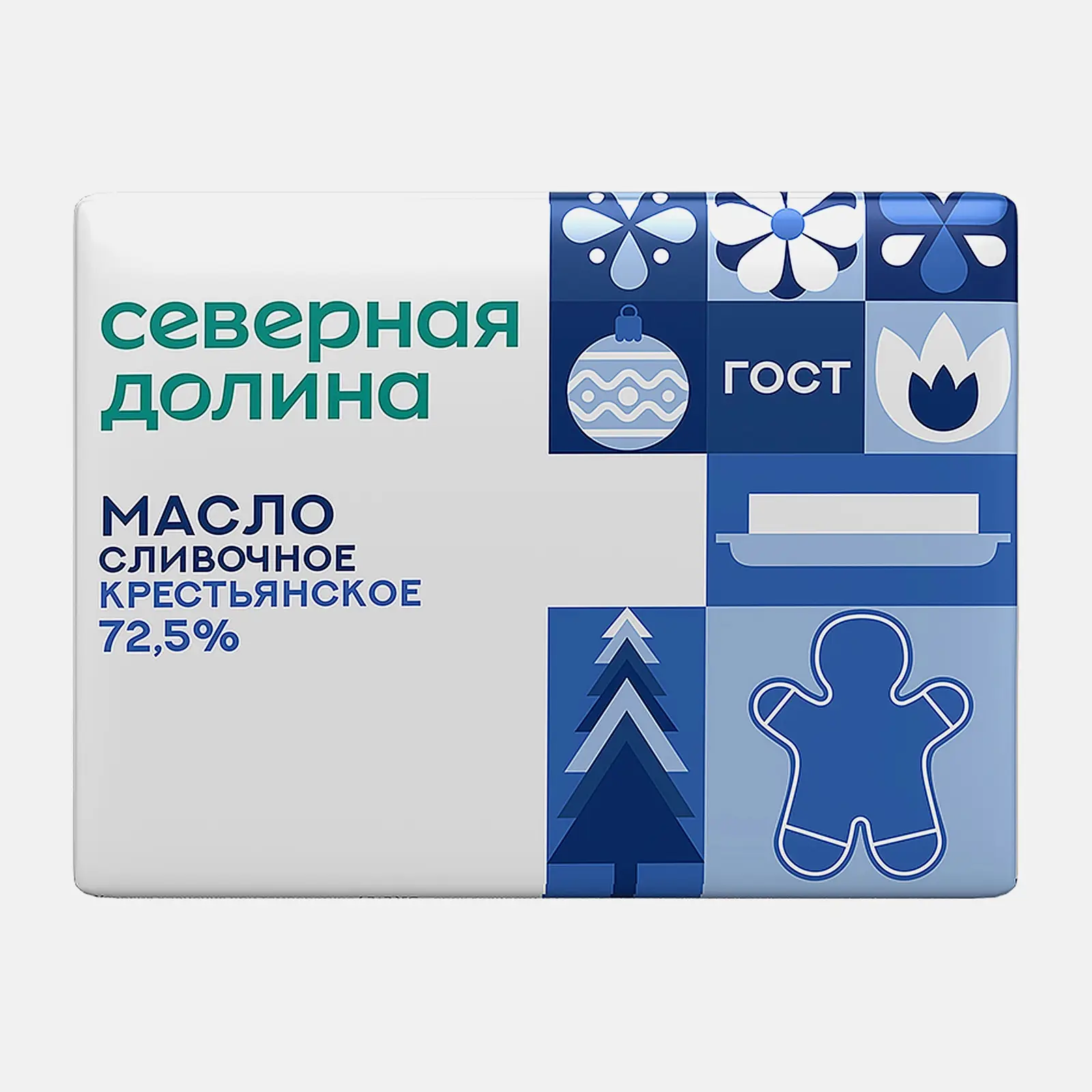 Изображение товара Масло сливочное Шахунья 72.5% 180г натуральный продукт для выпечки и приготовления блюд
