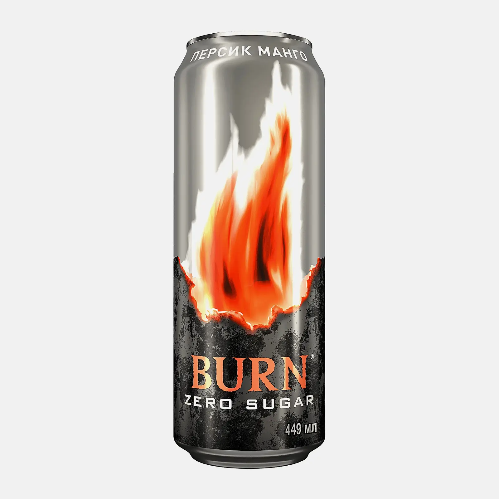 Энергетический напиток Burn Персик Манго Zero 449мл