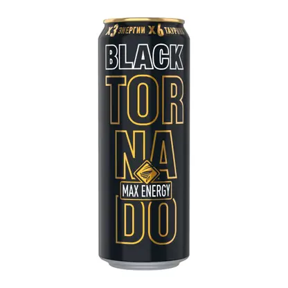 Изображение товара Напиток энергетический Tornado Max Black 450мл