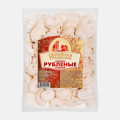 Пельмени Тавр Рубленые с зеленью 900г
