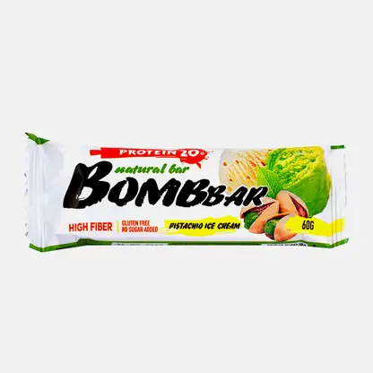 Батончик Bombbar протеиновый Фисташковый пломбир 60г