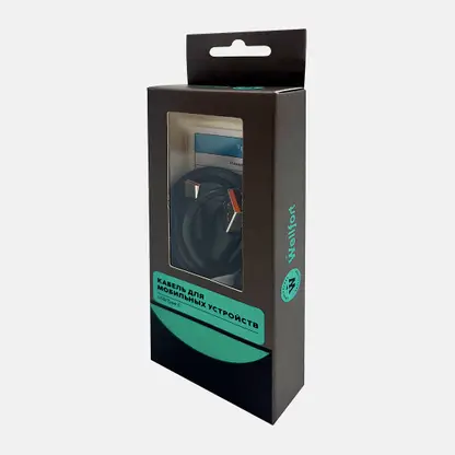 Кабель Wellfort Type-C 80090570 2А 1м
