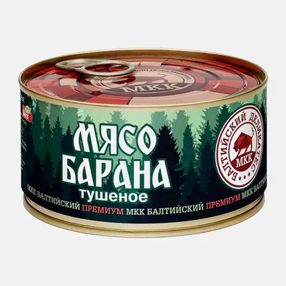 Мясо барана Балтийский деликатес тушеное 325г 