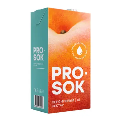 Изображение товара Нектар Pro Sok персиковый 1л