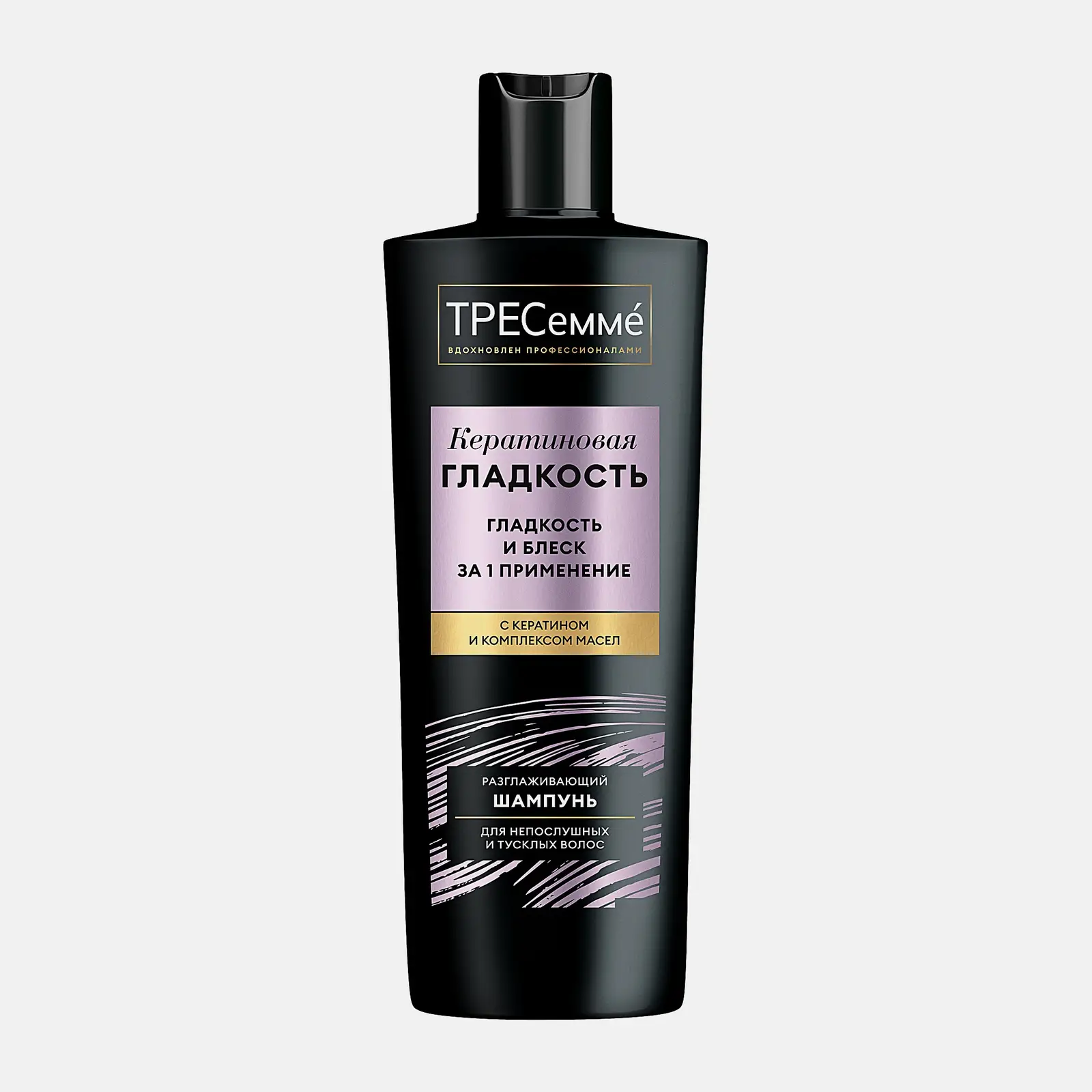 Изображение товара Разглаживающий шампунь ТРЕСеммé Кератиновая гладкость 400 мл для всех типов волос