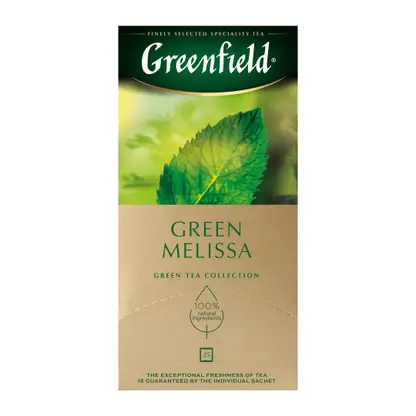 Изображение товара Чай зеленый Greenfield Green Melissa 25пак
