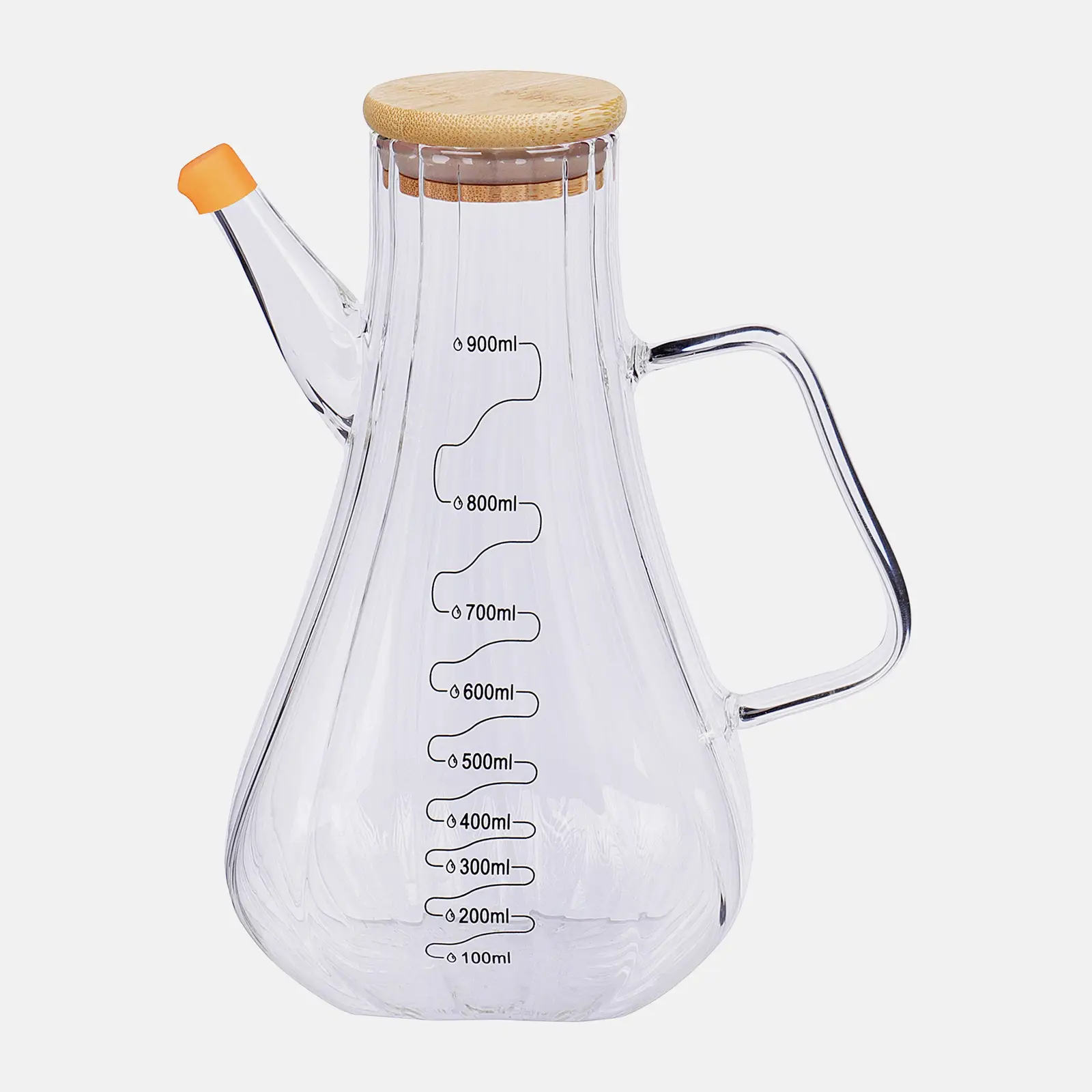 Бутылка для масла стеклянная Fern 900мл