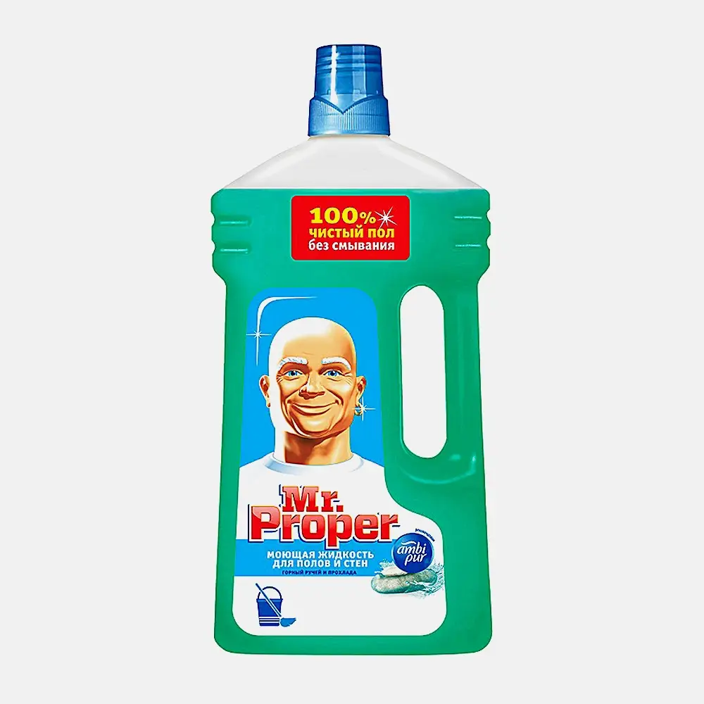 Моющая жидкость для полов и стен Mr.Proper 1л в ассортименте