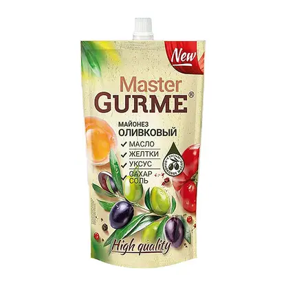 Изображение товара Майонез оливковый Master Gurme 50.5% 350мл