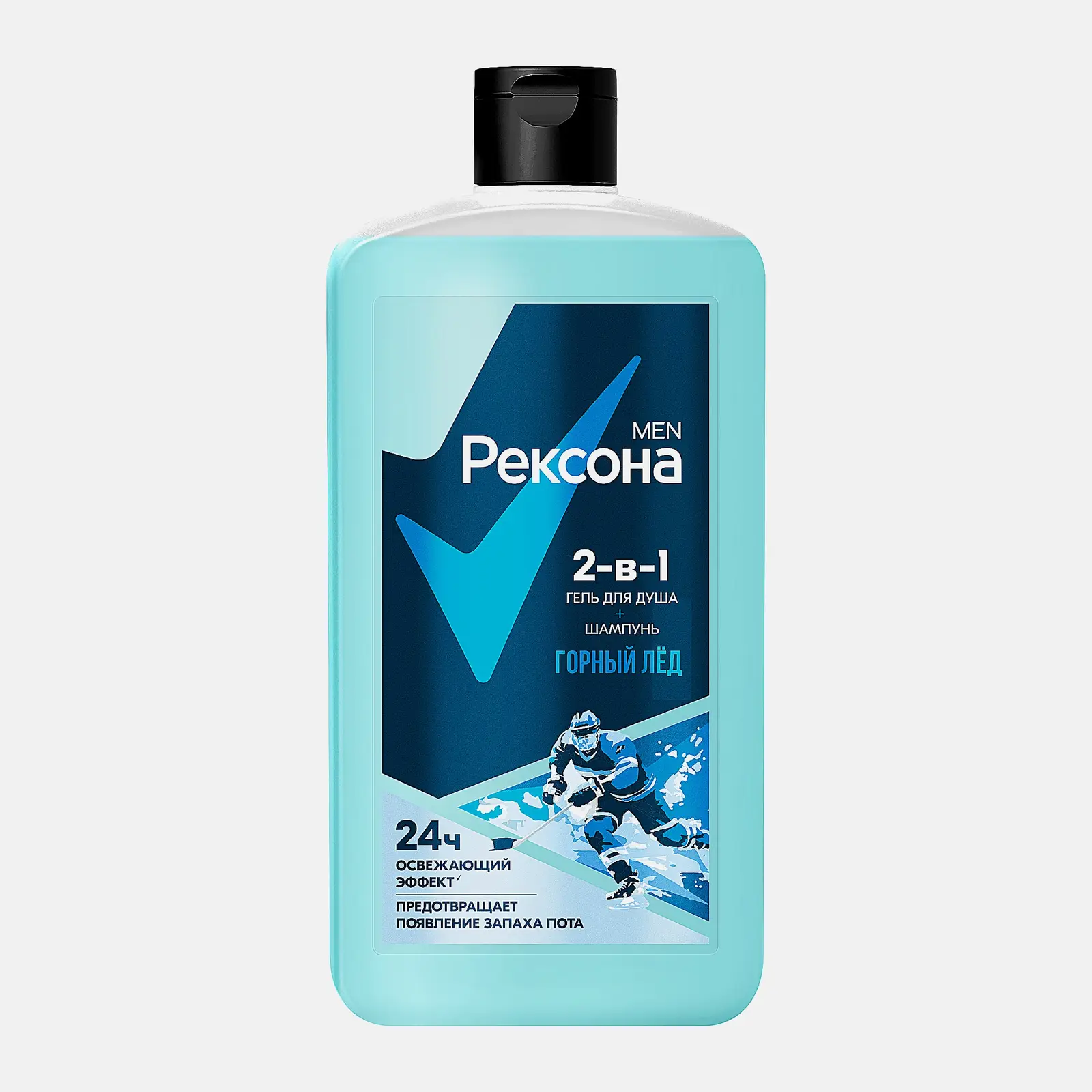 Изображение товара Гель для душа и шампунь Рексона Men 2в1 Горный лёд 750мл