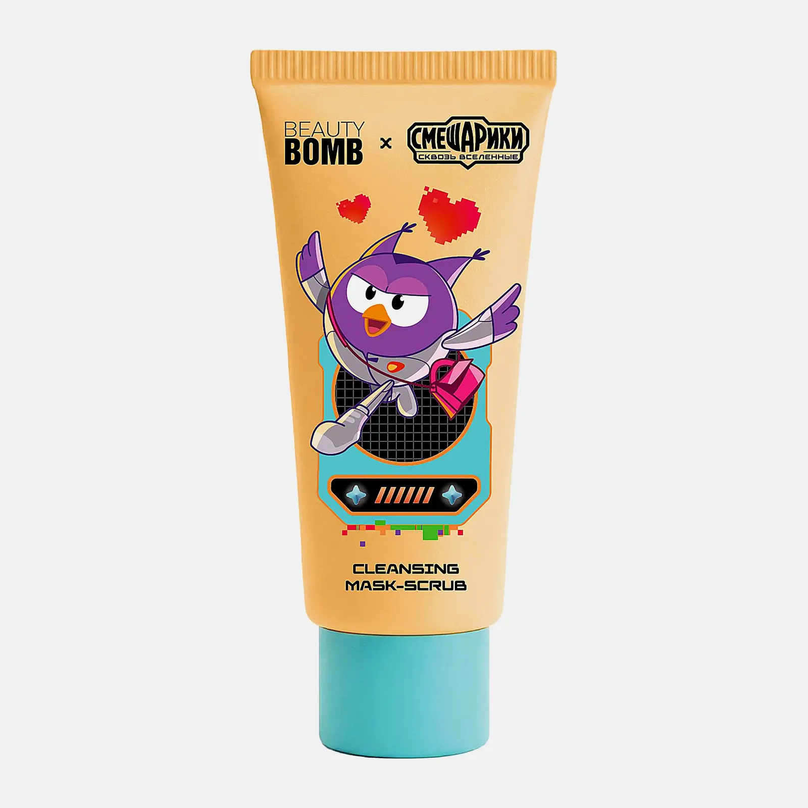 Очищающая маска-скраб для лица Beauty Bomb Смешарики 50г