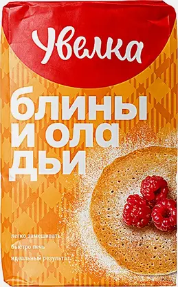 Мука Увелка пшеничная для блинов и оладий 1кг