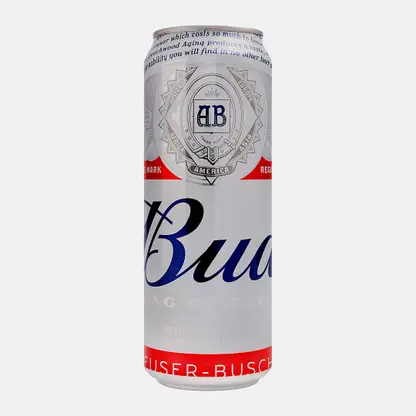 Пиво Bud светлое фильтрованное пастеризованное 5% 450мл